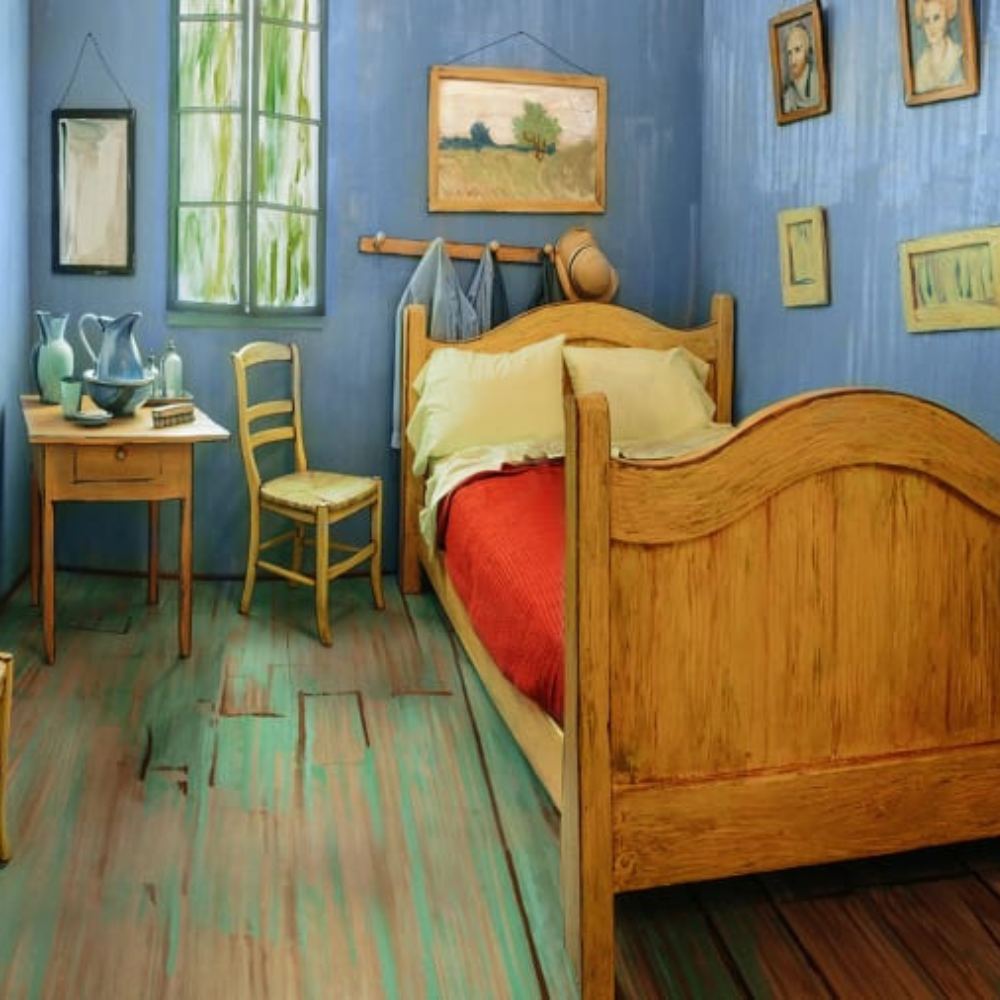 Van Gogh's bedroom made real by AirBnB